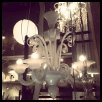 Murano glass chandelier at ABC Carpet & Home