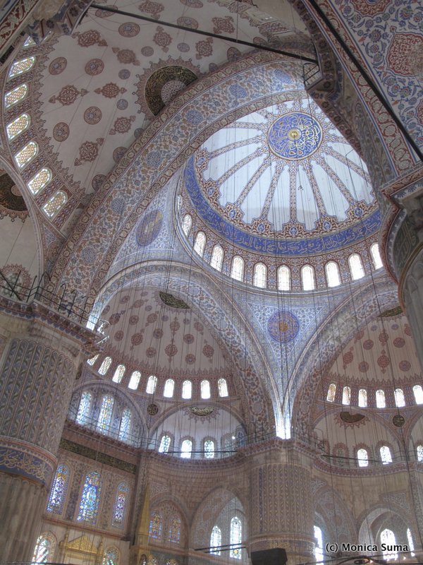 Sultanahmet Blue Mosque ceiling