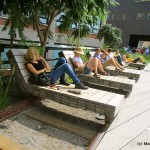 Lounging on the High Line