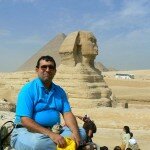 At the Sphinx in Cairo