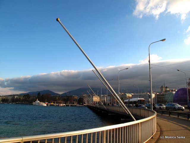 Bridge over Lake Geneva