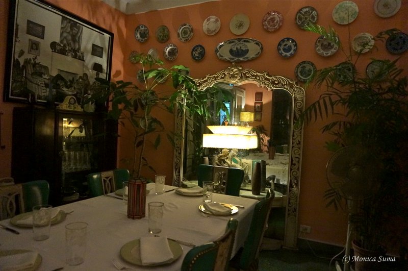 Inside La Esperanza paladar Havana